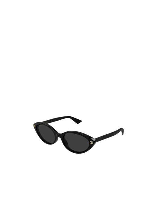 Gucci Black Eyewear Cat Eye Frame Sunglasses