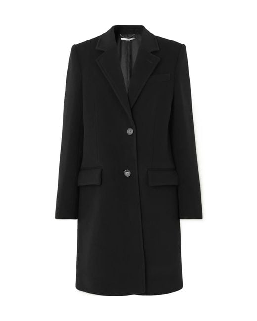 Stella McCartney Black Wool Coat
