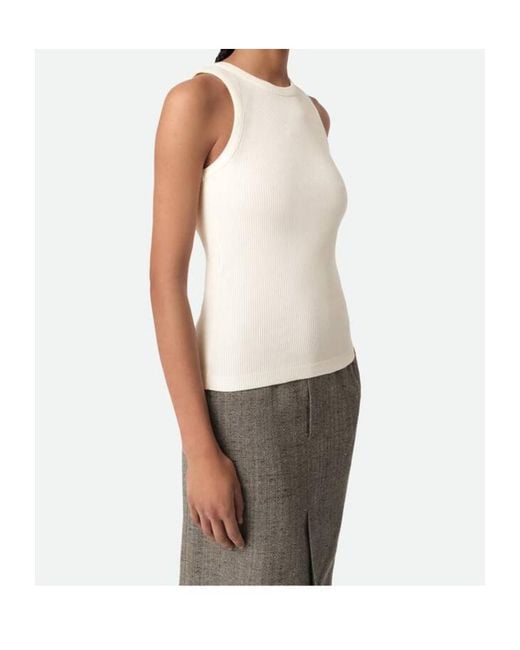 Bottega Veneta Multicolor Cotton Rib Jersey Tank Top