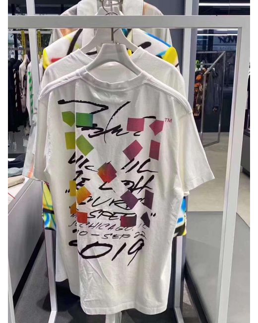 Off-White c/o Virgil Abloh White X Futura Alien Print T-Shirt for men