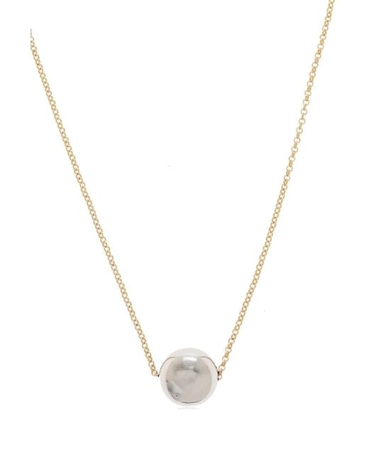 Isabel Marant White Embellished Necklace