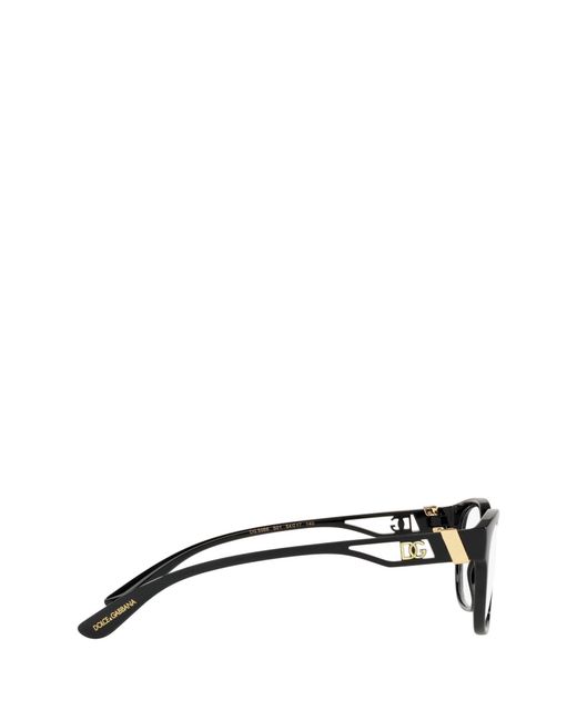 Dolce & Gabbana White Eyewear Square Frame Glasses