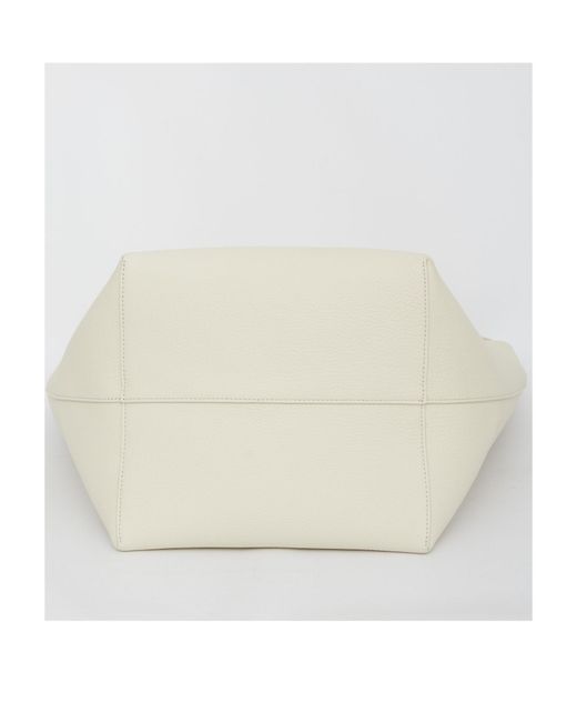 The Row White Large N/S Park Tote Bag