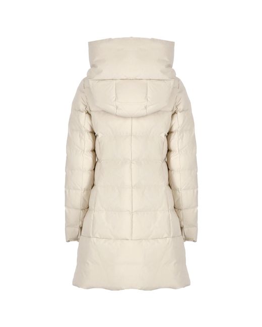 Woolrich Natural Prescott Hooded Down Parka