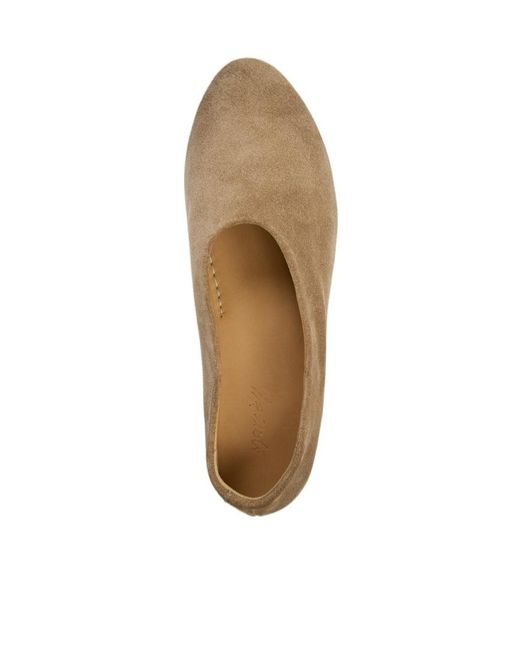 Marsèll Brown Marsèll Coltellaccio Basalt Leather Ballerina Shoes