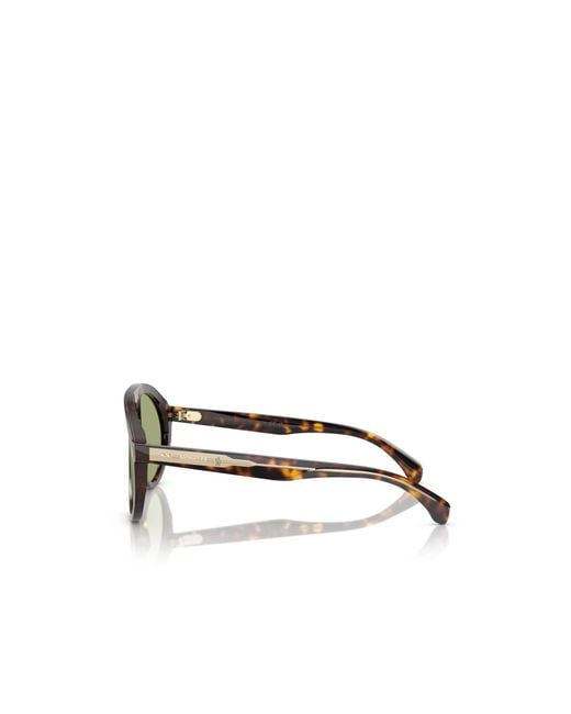 Moncler Green Eyewear Aviator Sunglasses for men