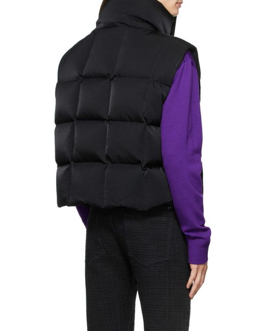 Givenchy Black Oversized Sleeveless Puffer Jacket for men