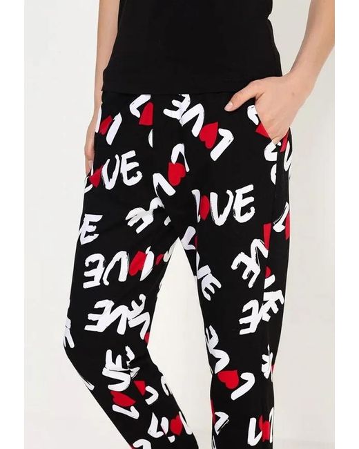 Moschino Black Logo Details Sweatpants