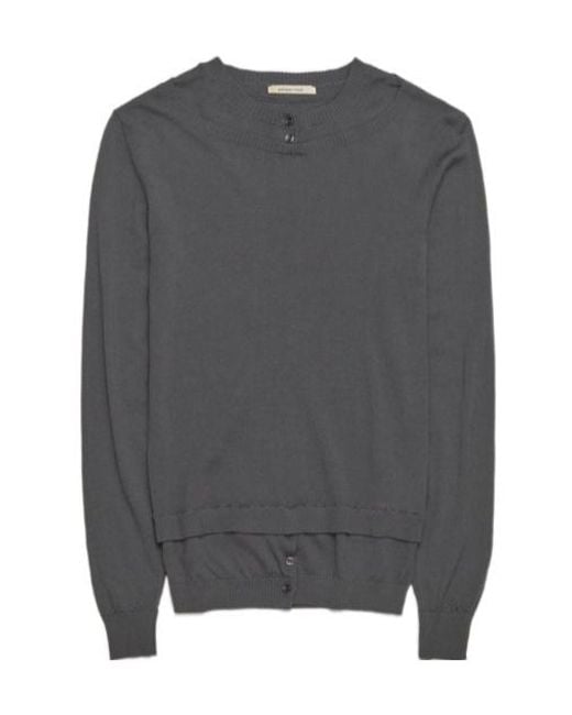 Paloma Wool Gray Giacos Layered Jumper