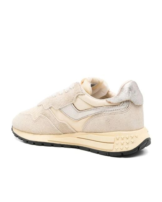Autry Natural Reelwind Lace-Up Sneakers