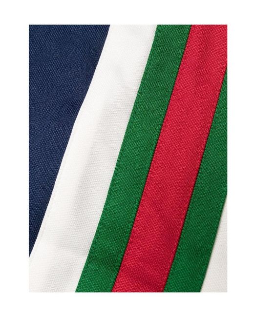Gucci Blue Web-Stripe Drawstring Track Pants