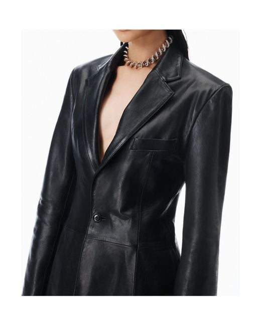 Alexander Wang Black Single-Breasted Blazer
