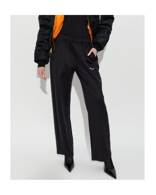 Vetements Black Logo Embroidered Sweatpants
