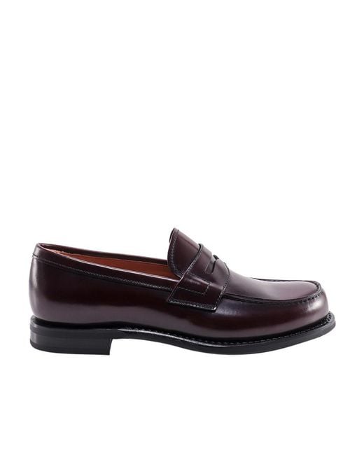 Church's Brown Gateshead Round Toe Loafers for men