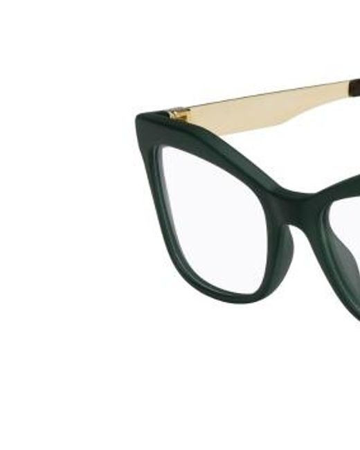 Fendi Metallic Logo Detail Flat Lens