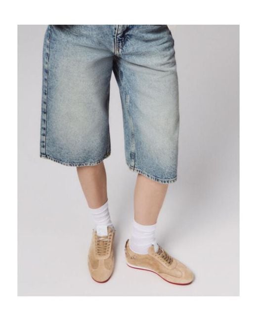 Christian Louboutin Natural Eleonora Low-Top Sneakers