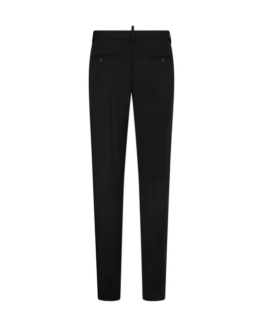 DSquared² Black Two-Piece Tailored Suit for men