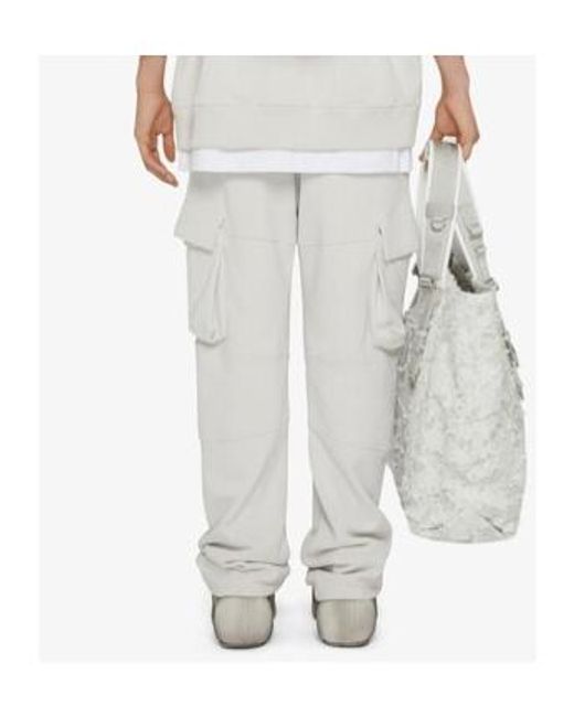 Givenchy White Cargo Pockets Detail Sweatpants for men