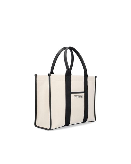 Balenciaga White Printed Handbag for men