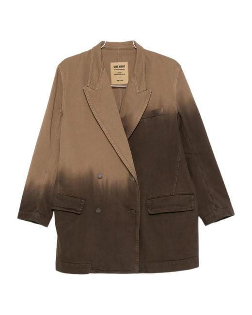 Uma Wang Brown Kort Jkt