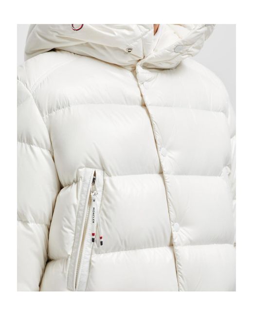 Moncler White Chiablese Short Puffer Jacket for men