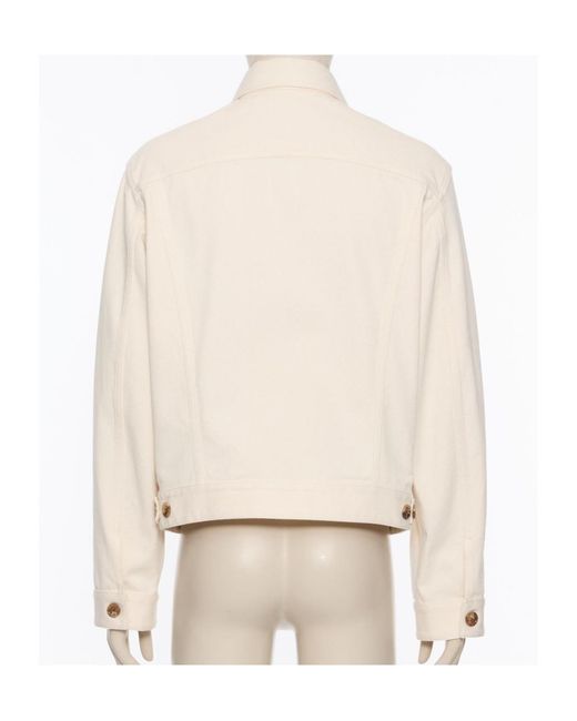 Valentino Natural Button-Up Long-Sleeved Jacket for men