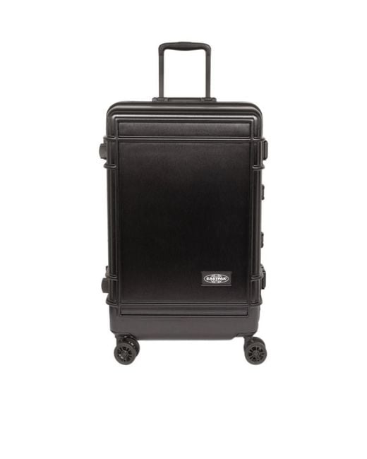 Eastpak Black Resistr Medium Trolley Suitcase for men