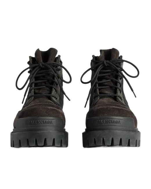 Balenciaga Black Combat Strike Low Boot
