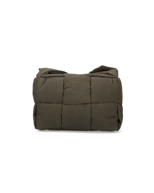 Bottega Veneta Green Arco Padded Medium Camera Bag for men