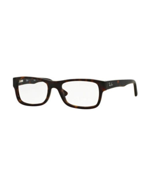 Ray-Ban Brown Logo Flat Mirror