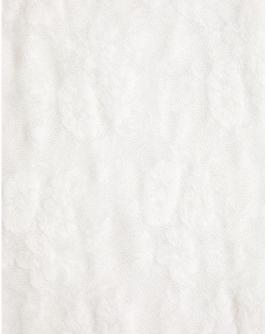 Valentino White Floral Tights