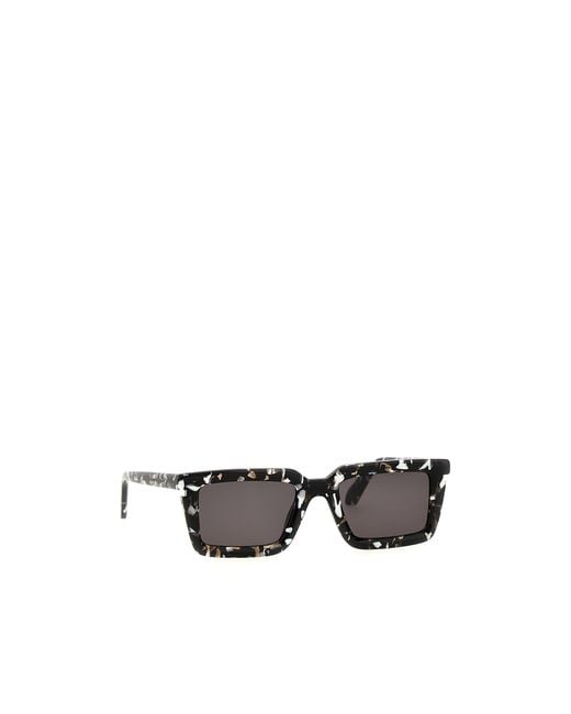 Off-White c/o Virgil Abloh White Tucson Square Frame Sunglasses for men