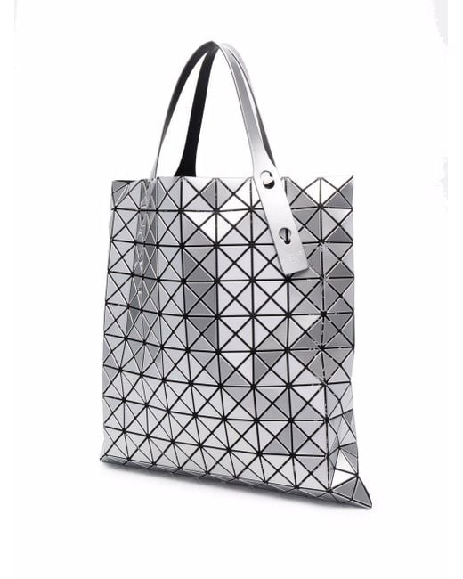 Issey Miyake Gray Prism Shopping Bag