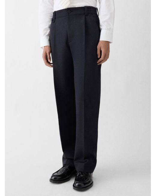Jacquemus Blue Tailored Straight-Leg Pants for men