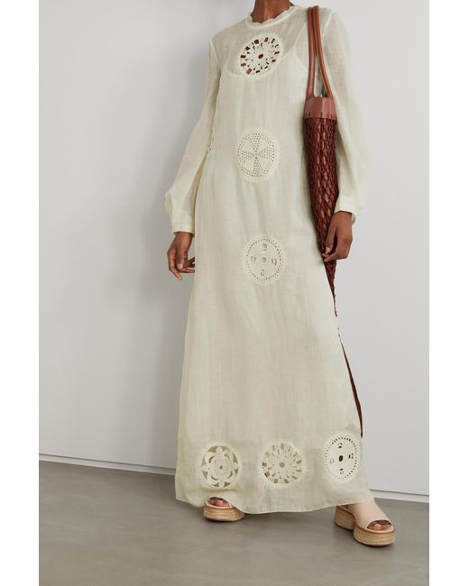 Gabriela Hearst White Long Sleeve Dress