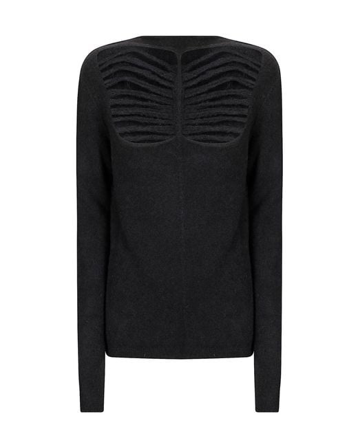 Rick Owens Black Concordians Ls Top