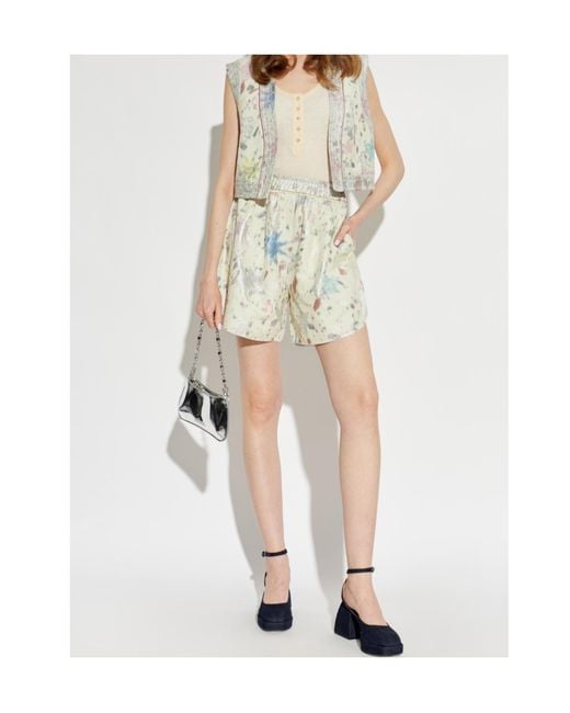 Forte_forte White Floral-Print Sleeveless Waistcoat