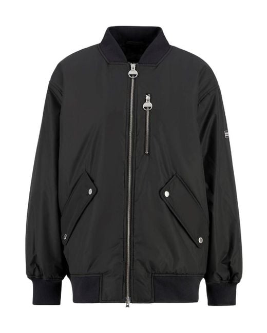 Barbour Black Long-Sleeved Casual Jacket