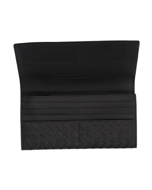 Bottega Veneta Black Logo Wallet for men