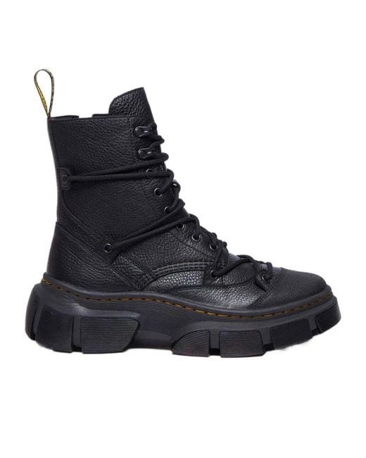 Dr. Martens Black Leather Boots for men