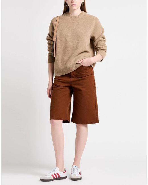 Maison Margiela Natural Light Lightweight Wool Knit Sweater