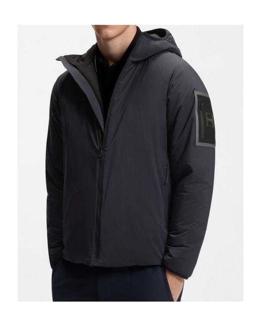 Boss Blue Water-Repellent Jacket for men