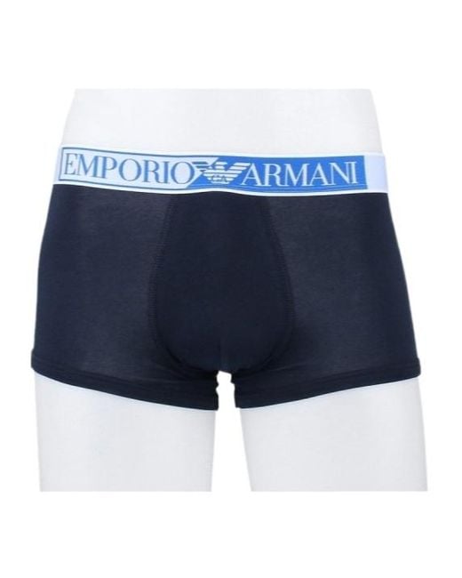 Emporio Armani Blue Logo Underwear for men
