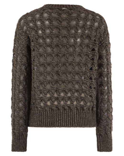 Herno Black Crew Neck Sweater