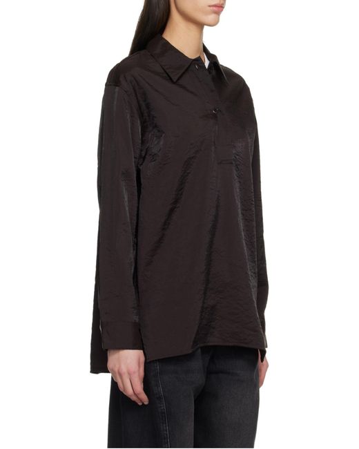 Studio Nicholson Black Long Sleeve Shirt