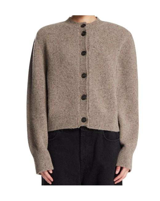 Rohe Gray Single-Breasted Sweater