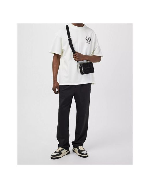 Represent Black Stripe Track Pants for men