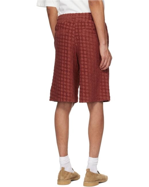 Amiri Logo Embroidered Drawstring Shorts for men