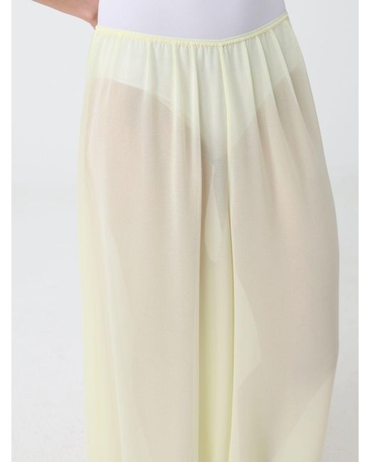 Frankie Shop White Wide-Leg Casual Pants