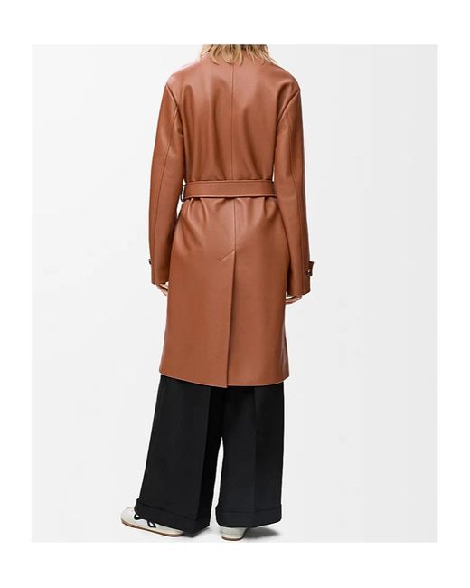 Loewe Brown Panelled Coat